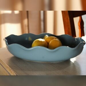 Vintage Abingdon Blue Ceramic Bowl